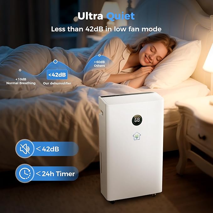 6, 500 Sq Ft Smart Home Dehumidifier - Image 8