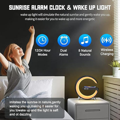 Smart LED Table Lamp, 5-in-1 Night Light Fast Wireless Charging Station - Image 4