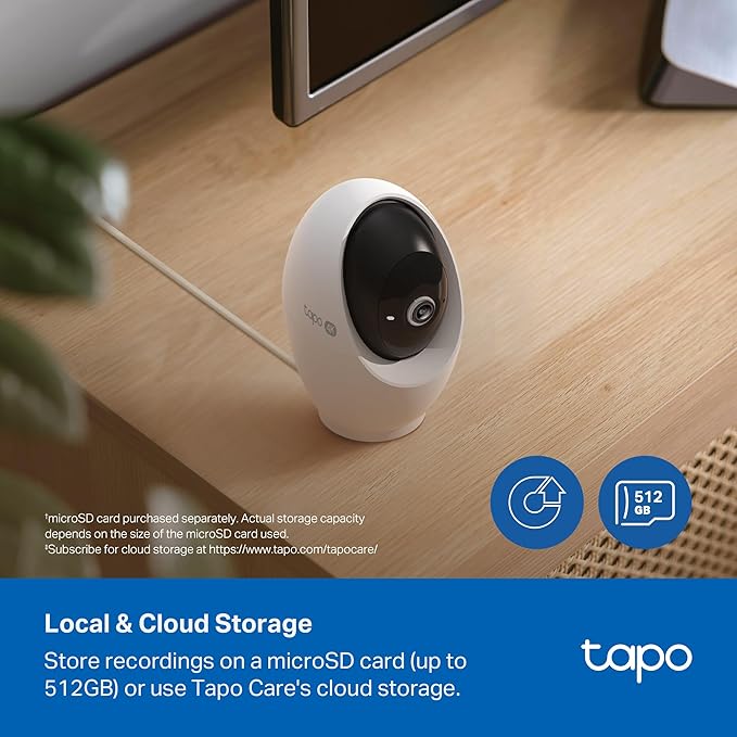 Tapo 4K Indoor Pan/Tilt Wired Security Camera - Image 11
