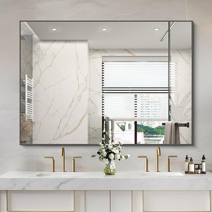 36x50inch Bathroom Mirror, Large Rectangular Wall Mirror - Image 7