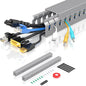 Open Slot Wire Duct Kit, 31.4" Server Rack Cable Management, Cable Management by Aocii