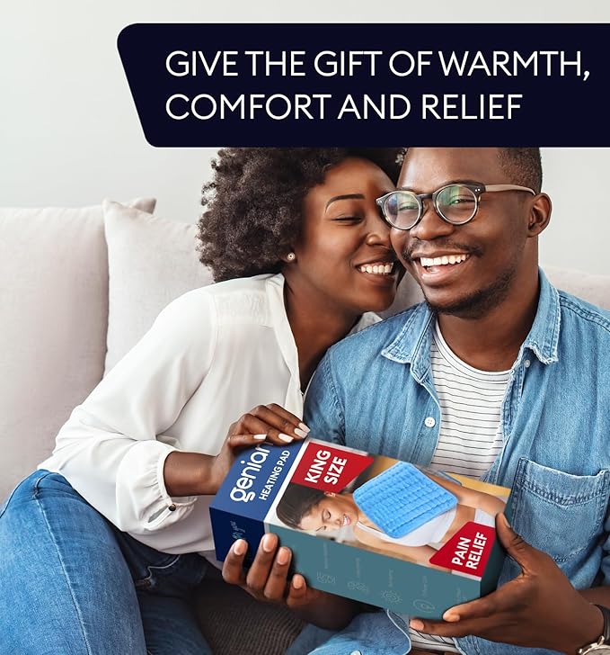 GENIANI Electric Heating Pad for Back Pain & Cramps Relief, Electric Throw - Image 5