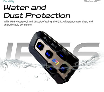 Logto Blasie GT1 Motorcycle Helmet Bluetooth Headset Intercom 2 Riders Music - Image 7