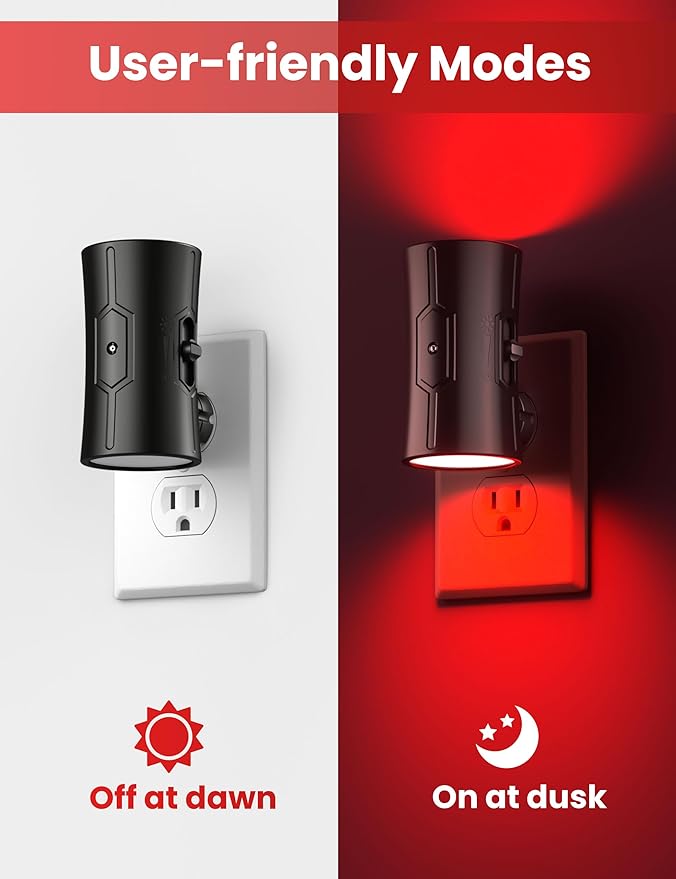 Sujeet LED Night Lights Plug into Wall, Bright Night Light, Dusk to Dawn Sensor - Image 2