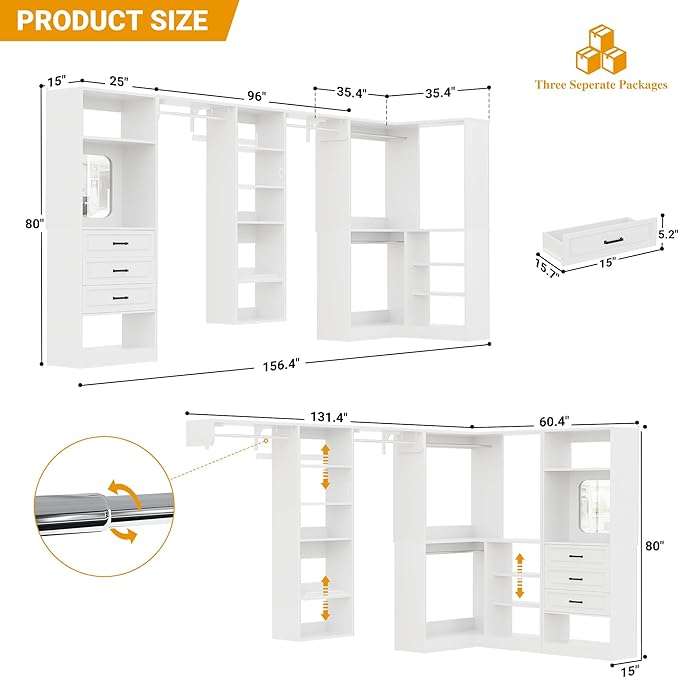 Unikito Modular Closet System - Image 7