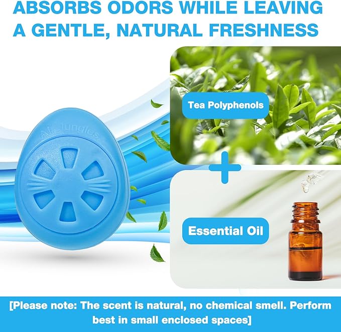 Air Jungles Shoe Deodorizer Balls 12 Ct, Fresh Linen Scent, Odor Remover Balls - Image 2