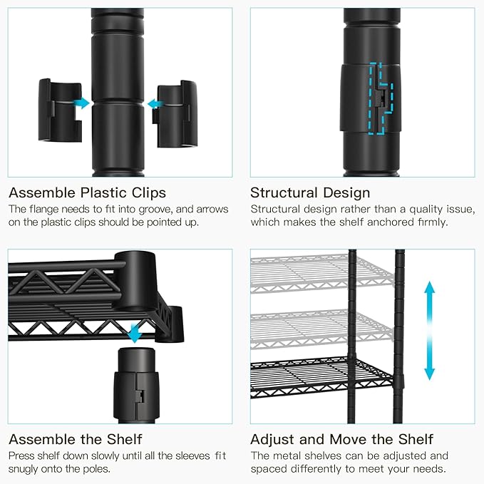 FUTASSI Black Clothing Rack - Image 7