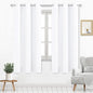 DWCN Pure White Blackout Curtains by DWCN