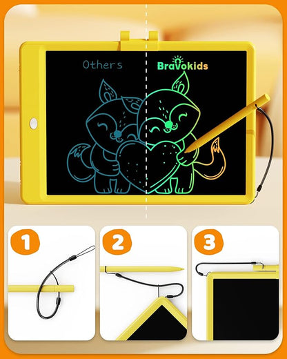 Bravokids LCD Writing Tablet for 3-8 Year Old Girls and Boys - Image 2