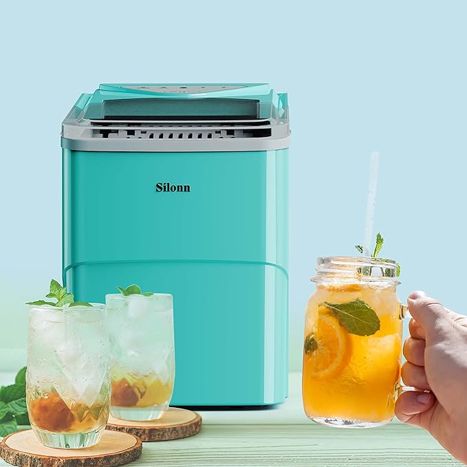 Silonn Ice Makers Countertop, 9 Cubes Ready in 6 Mins, Self-Cleaning Ice Machine - Image 7