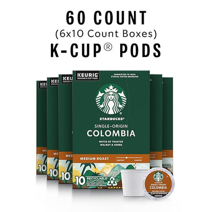 Starbucks K-Cup Coffee Pods, Medium Roast Coffee, 100% Arabica, 6 boxes - Image 2