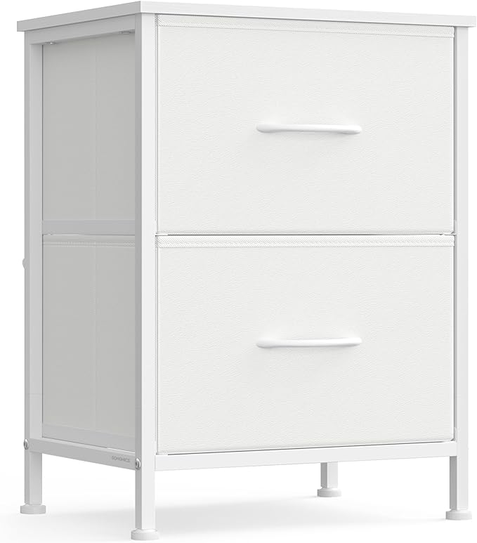 SONGMICS Dresser for Bedroom, Chest of Drawers, Nightstand, 2 Non-Woven Fabric by SONGMICSbySONGMICSHOME