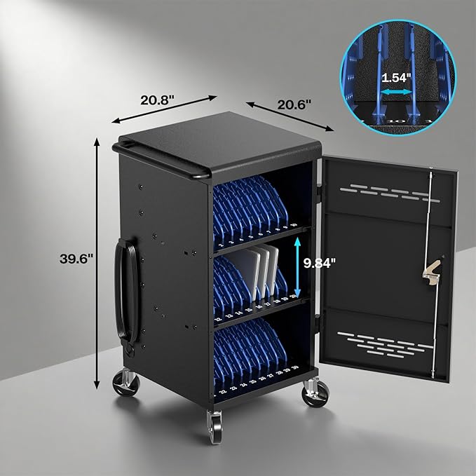 Fully Assembled 30 Unit Device Charging Station - Image 3
