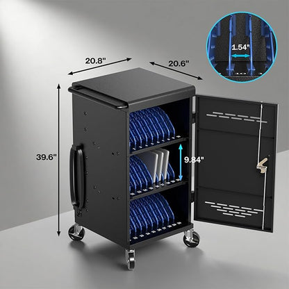 Fully Assembled 30 Unit Device Charging Station - Image 3