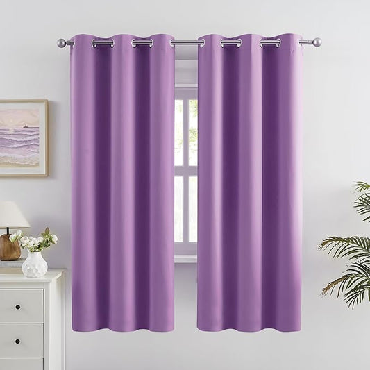 DUALIFE Blackout Solid Curtains by DUALIFE