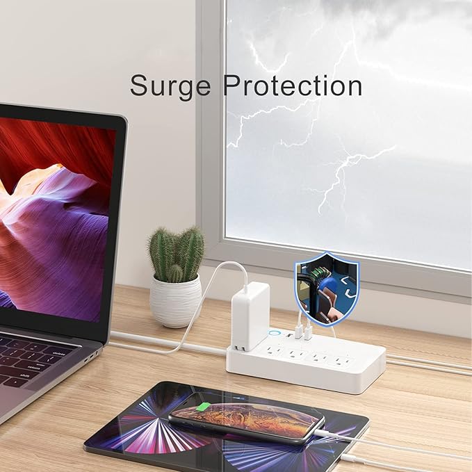 Smart Power Strip, UseeLink WiFi Surge Protector Compatible - Image 7