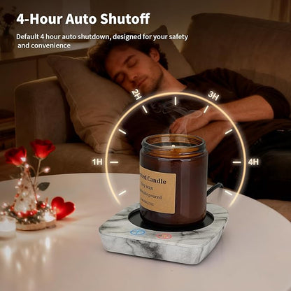 VOBAGA Coffee Mug Warmer with 3-Temp Settings, Coffee Cup Warmer with Auto Shut - Image 4