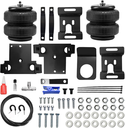 rea air spring bag suspension kit for chevy/gmc shown in use