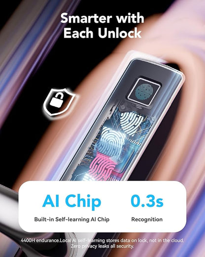 Blusafe Electronic Smart Door Lock Fingerprint Door Lock - Image 8