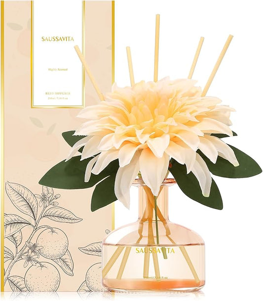 Reed Diffuser Set for Home, 7.1 fl oz / 210 ml by SAUSSVITA