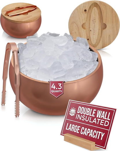 Gusto Nostro 4.1L Insulated Ice Bucket by GustoNostro