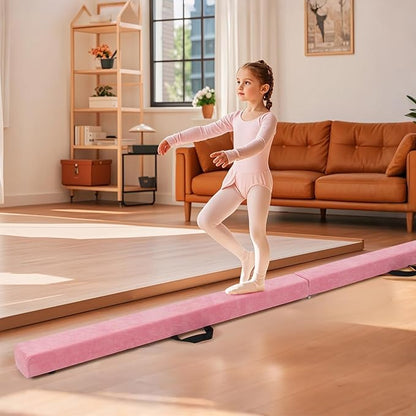 Giantex 7FT/8FT/9FT Balance Beam, Folding Gymnastics Beam w/Carry Handles - Image 9