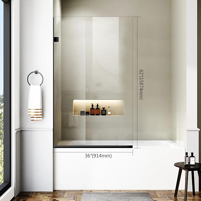 Bathroom Shower Glass Door 36 * 62" - Image 3