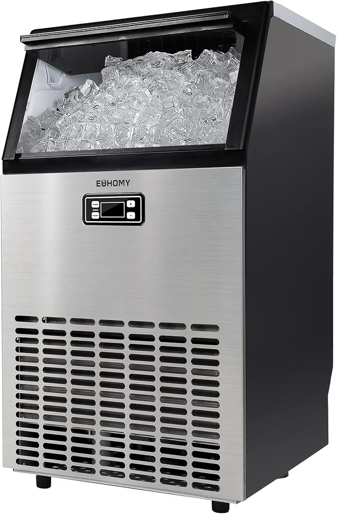 EUHOMY Commercial Ice Maker Machine by EUHOMY