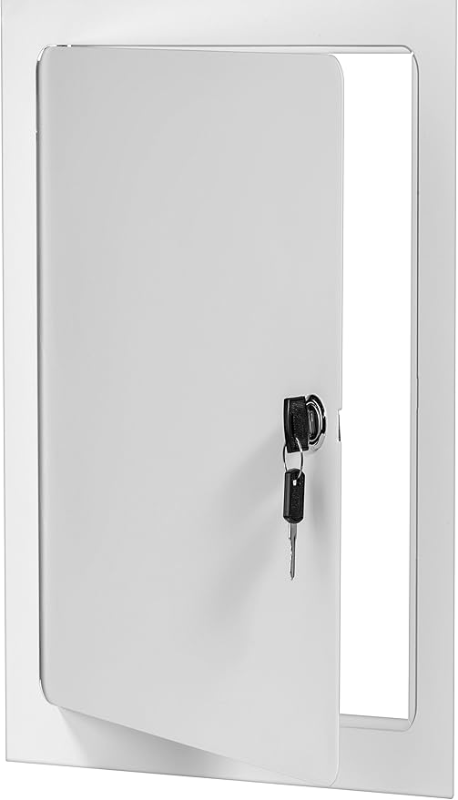 Premier 12x24 Universal Steel Flush Access Panel Door w/Keyed Cylinder Latch by Unknown