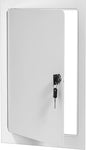 Premier 12x24 Universal Steel Flush Access Panel Door w/Keyed Cylinder Latch by Unknown