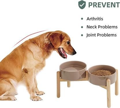 Ceramic 8.2inch Raised Dog Bowl - Image 5