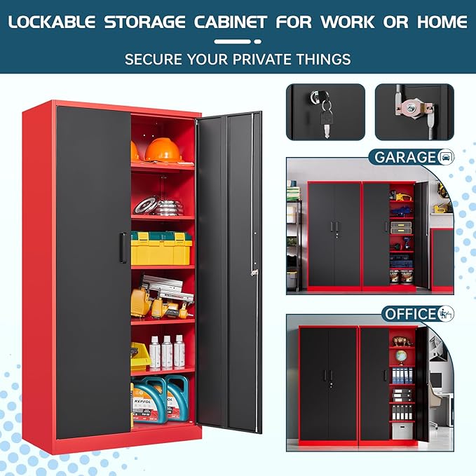 MIIIKO Metal Storage Cabinet - Image 3