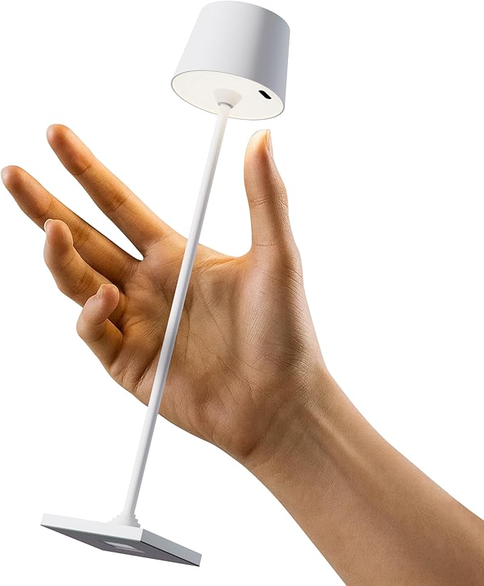 Compact Cordless Table Lamp, Rechargeable LED Night Light, Dual Light Source by Timjorman