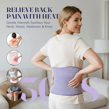 Heating Pad for Period Cramps and Back Pain Relief, Electric Heating Pad - Image 2