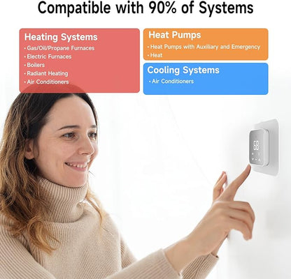 Smart Thermostat for House, WiFi Thermostat Compatible - Image 4