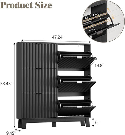 Shoe Cabinet Storage for Entryway - Image 2
