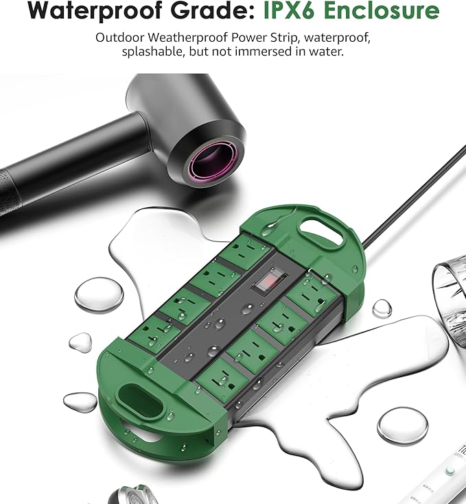 CCCEI Outdoor Power Strip Weatherproof - Image 2
