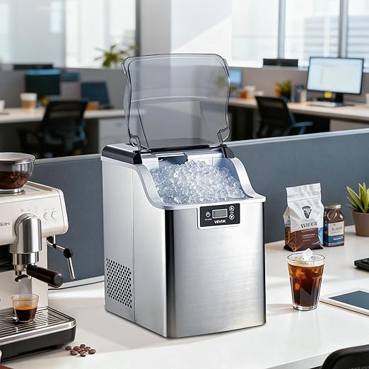 VEVOR Countertop Ice Maker, 44 lbs per Day, Self-Cleaning Portable Machine - Image 8