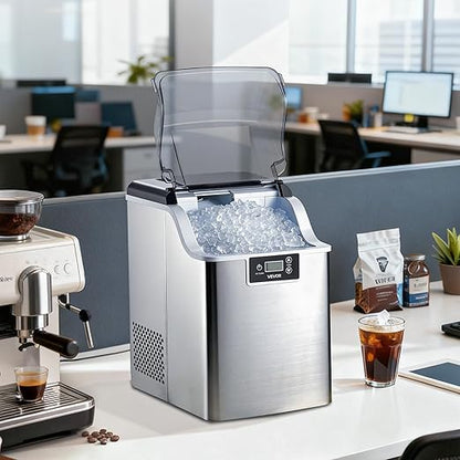 VEVOR Countertop Ice Maker, 44 lbs per Day, Self-Cleaning Portable Machine - Image 8