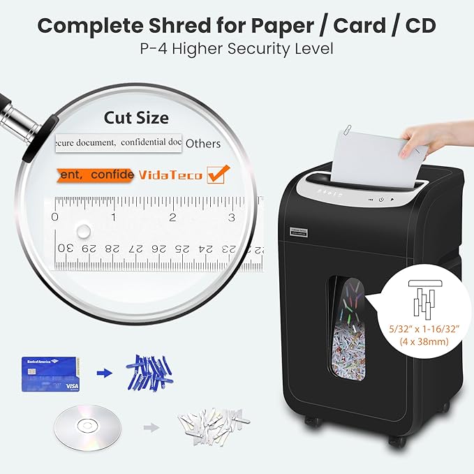 Paper Shredder for Home Office Heavy Duty - Image 3