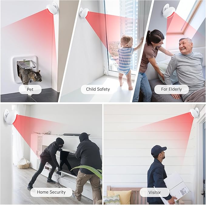Wireless Motion Sensor Alarm Indoor -Door Chime - Image 5