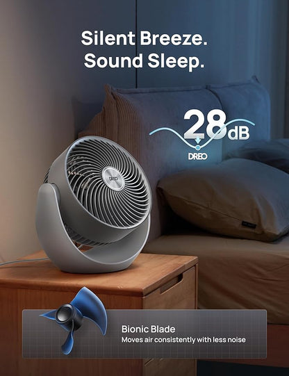 Dreo Fan for Bedroom, Table Air Circulator for Whole Room, 11 Inch, 40ft Strong - Image 5