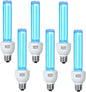 6 Pack 25 Watts UVC Light Bulb Ozone Free, Replacement UV Light Bulb by COOSPIDERUV