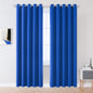 DUALIFE Royal Blue Grommet Room Darkening Curtains 60 x 84 Inches, 2 Panels by DUALIFE