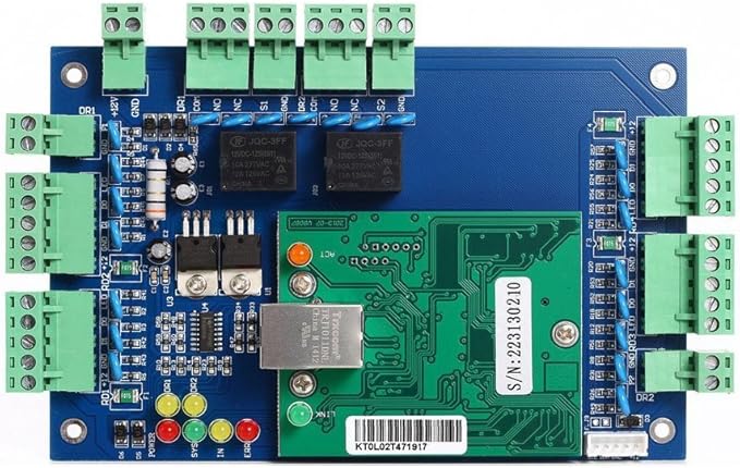 MENGQI-CONTROL TCP/IP 2 Doors Access Control System Kits Metal Push Release - Image 3