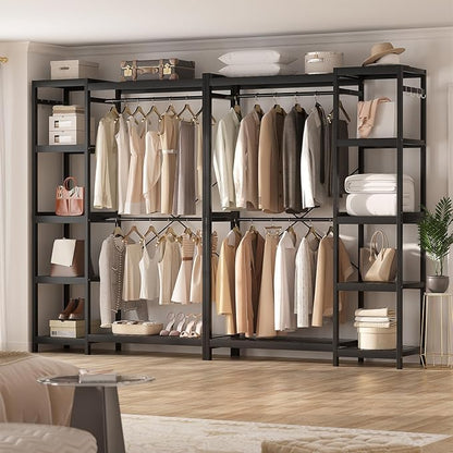 Homykic Bamboo Clothes Rack Garment Rack - Image 2