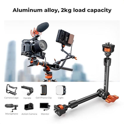 K&F CONCEPT 11" Magic Arm Clamp Kit - Image 2