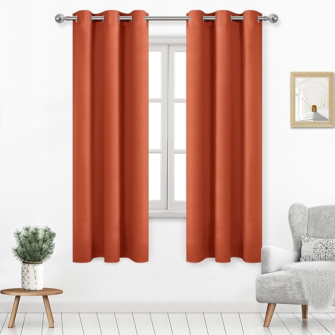 DWCN Blackout Curtains for Bedroom, Thermal Room Darkening Curtain Drapes for by DWCN
