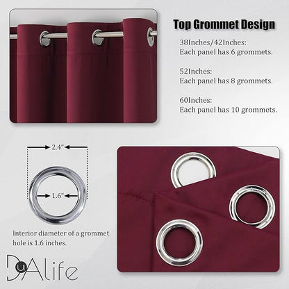 DUALIFE Christmas Decor Curtains - Image 3