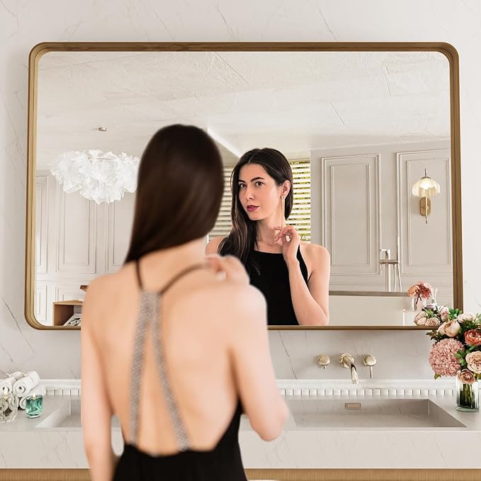 LOAAO 55X36 Inch Bathroom Mirror - Image 2